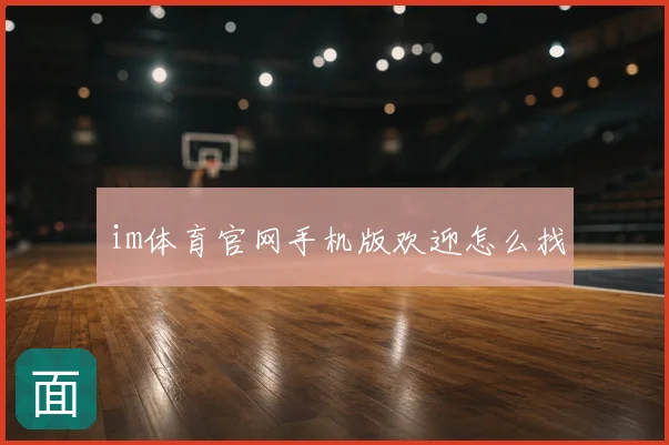 im体育官网手机版欢迎怎么找